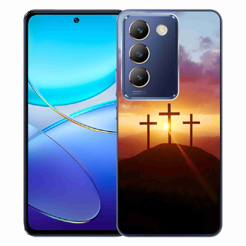 Gelový kryt mmCase na Vivo V40 SE/5G - tři kříže