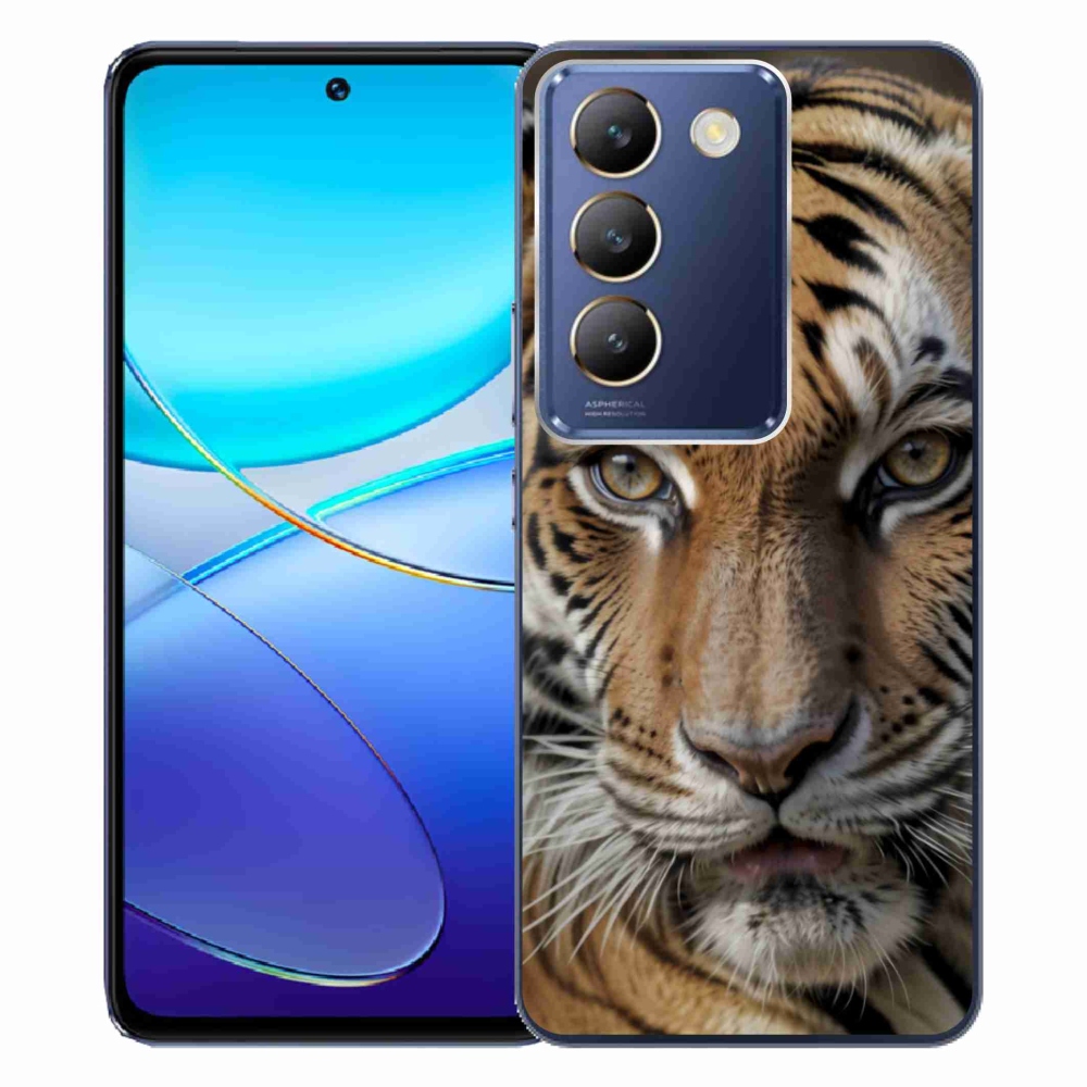 Gelový kryt mmCase na Vivo V40 SE/5G - tygří pohled