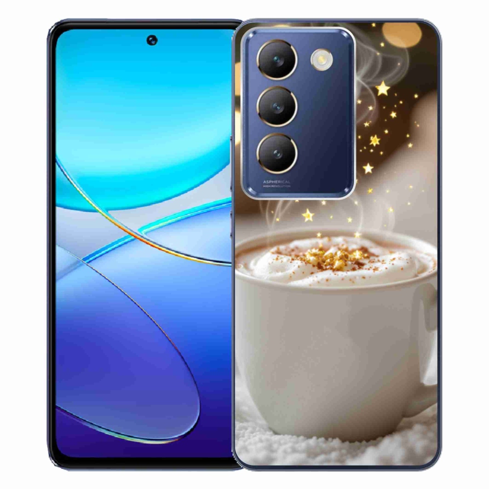 Gelový kryt mmCase na Vivo V40 SE/5G - vánoční horký nápoj