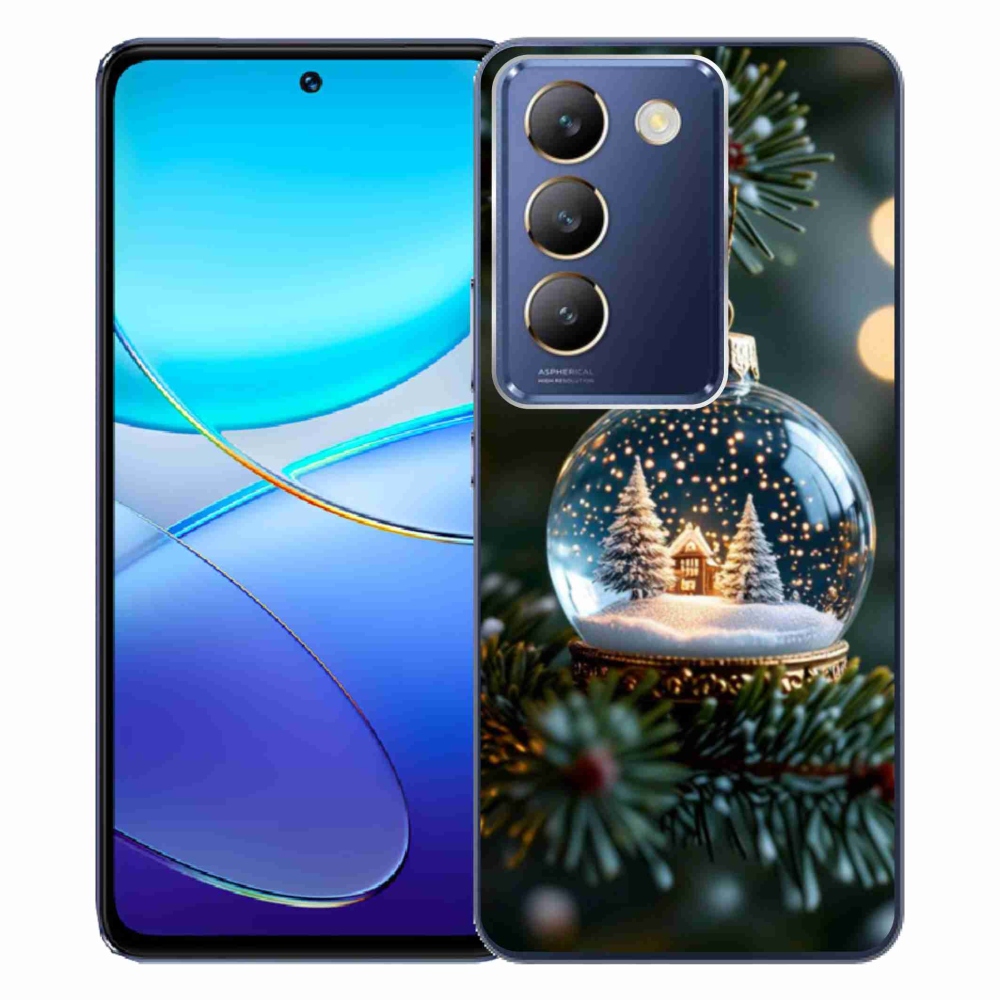 Gelový kryt mmCase na Vivo V40 SE/5G - vánoční koule 2