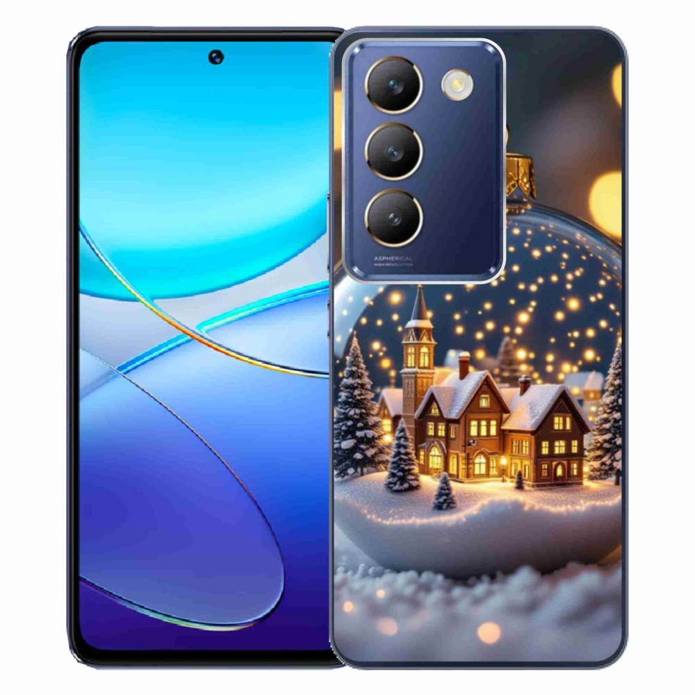 Gelový kryt mmCase na Vivo V40 SE/5G - vánoční koule 4
