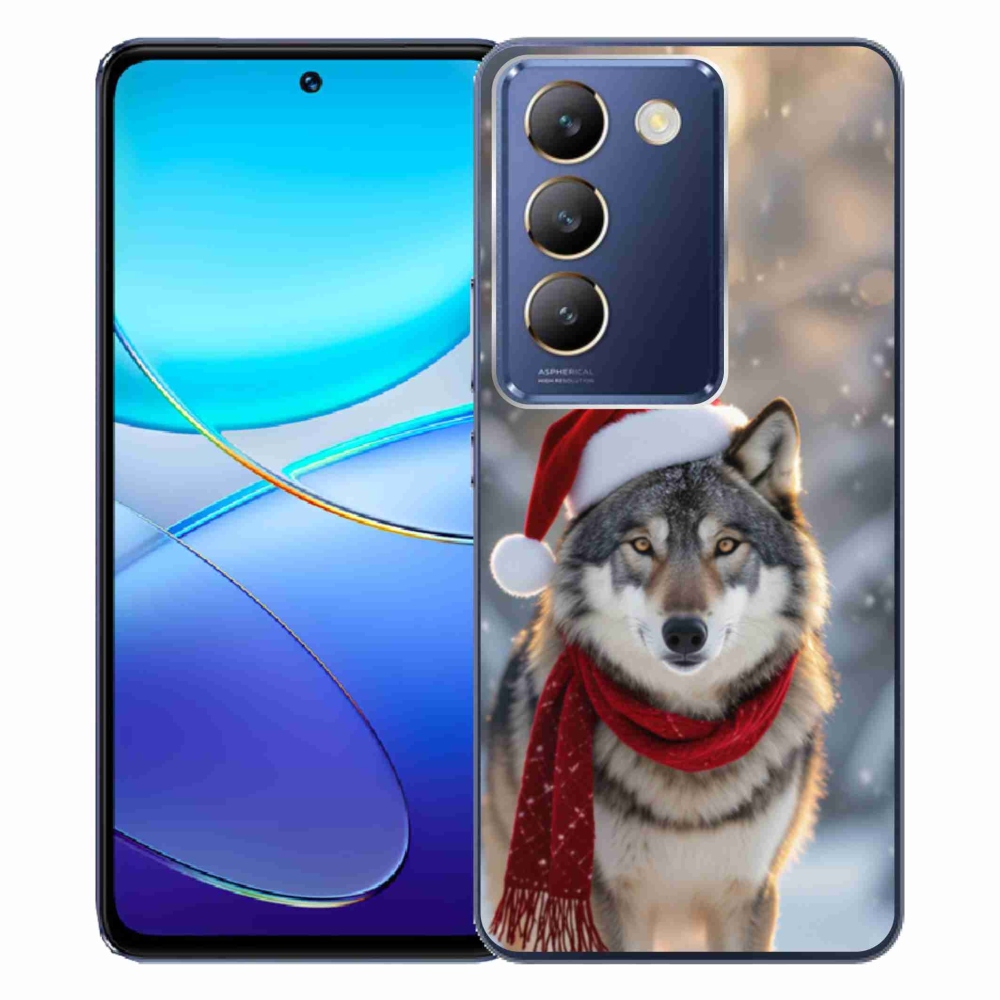 Gelový kryt mmCase na Vivo V40 SE/5G - vánoční vlk