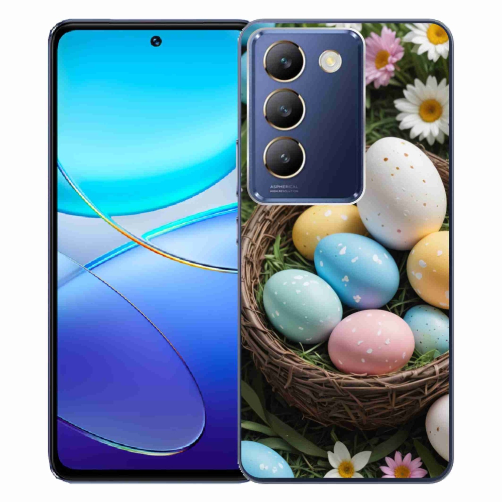 Gelový kryt mmCase na Vivo V40 SE/5G - velikonoční vajíčka 2