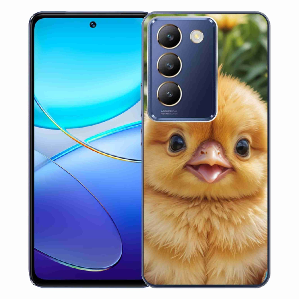 Gelový kryt mmCase na Vivo V40 SE/5G - veselé kuřátko