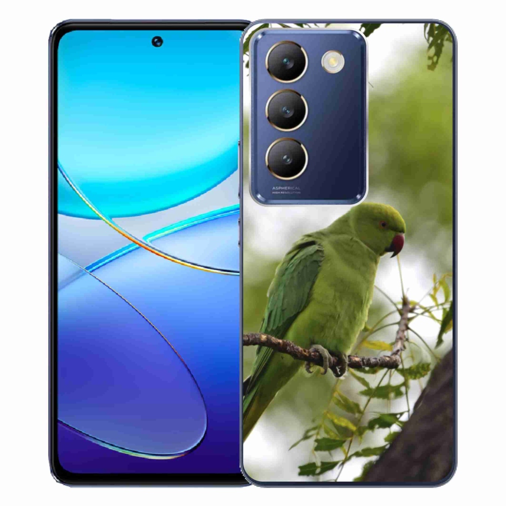 Gelový kryt mmCase na Vivo V40 SE/5G - zelený papoušek