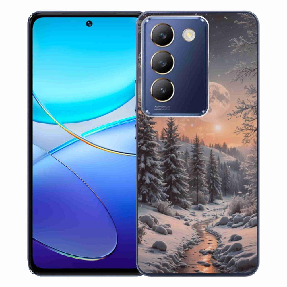 Gelový kryt mmCase na Vivo V40 SE/5G - zimní krajina 2