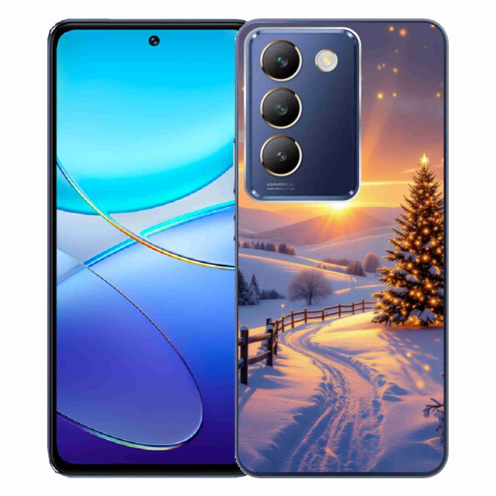 Gelový kryt mmCase na Vivo V40 SE/5G - zimní krajina