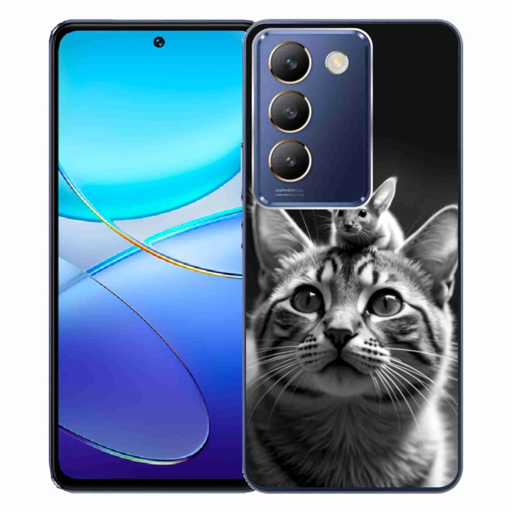 Gelový kryt mmCase na Vivo V40 SE/5G - zvířecí přátelství 2
