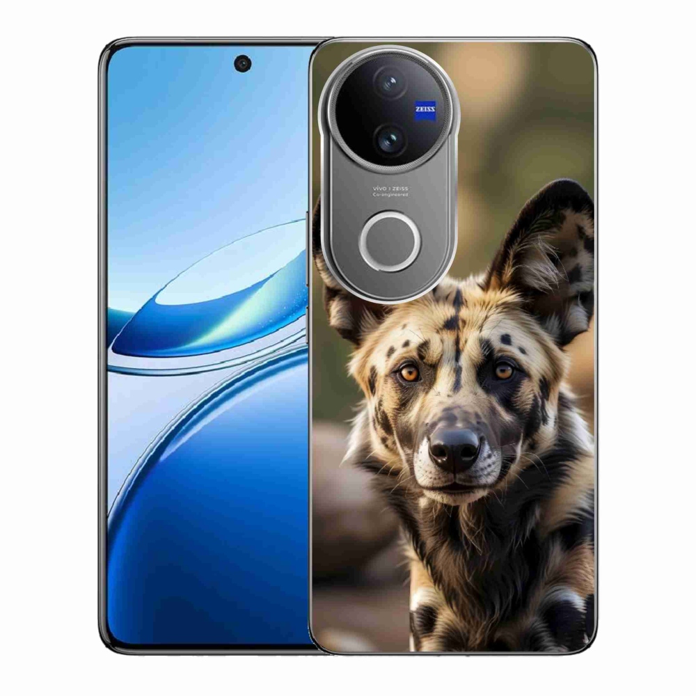 Gelový kryt mmCase na Vivo V50 5G - africký divoký pes