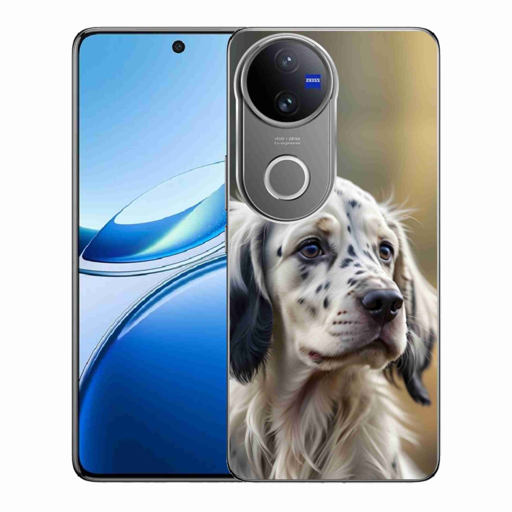 Gelový kryt mmCase na Vivo V50 5G - anglický setr