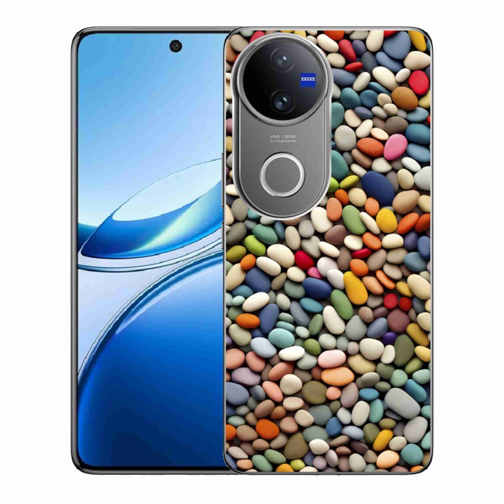 Gelový kryt mmCase na Vivo V50 5G - barevné kamínky 2