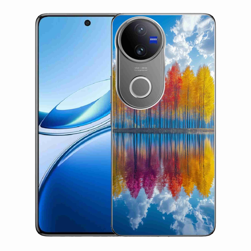 Gelový kryt mmCase na Vivo V50 5G - barevné stromy