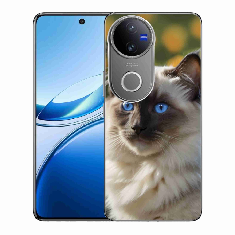 Gelový kryt mmCase na Vivo V50 5G - bílý ragdoll