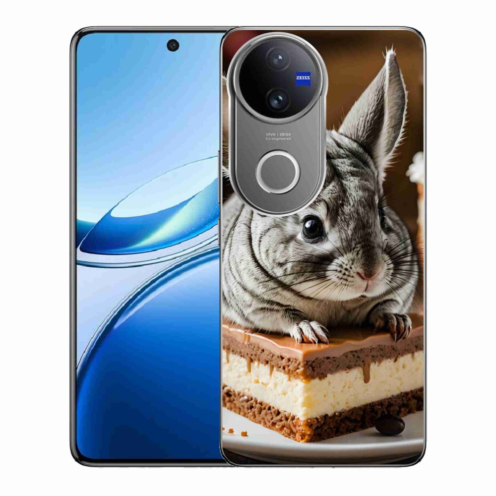 Gelový kryt mmCase na Vivo V50 5G - činčila