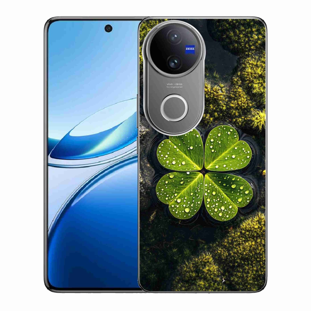 Gelový kryt mmCase na Vivo V50 5G - čtyřlístek