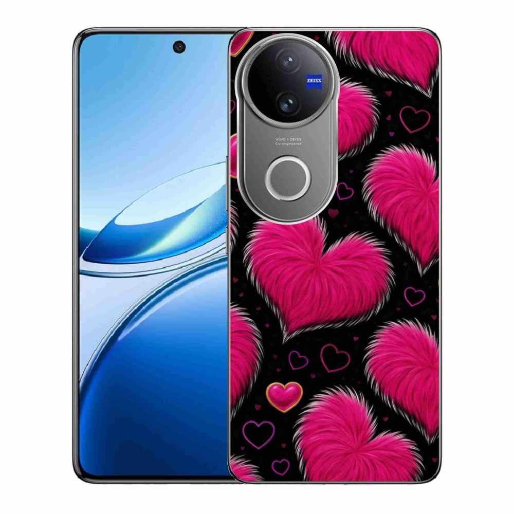 Gelový kryt mmCase na Vivo V50 5G - hebká srdce