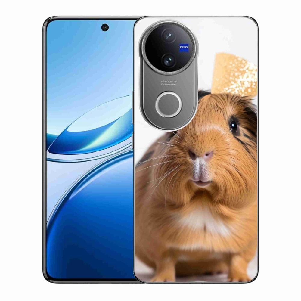 Gelový kryt mmCase na Vivo V50 5G - hnědé morče
