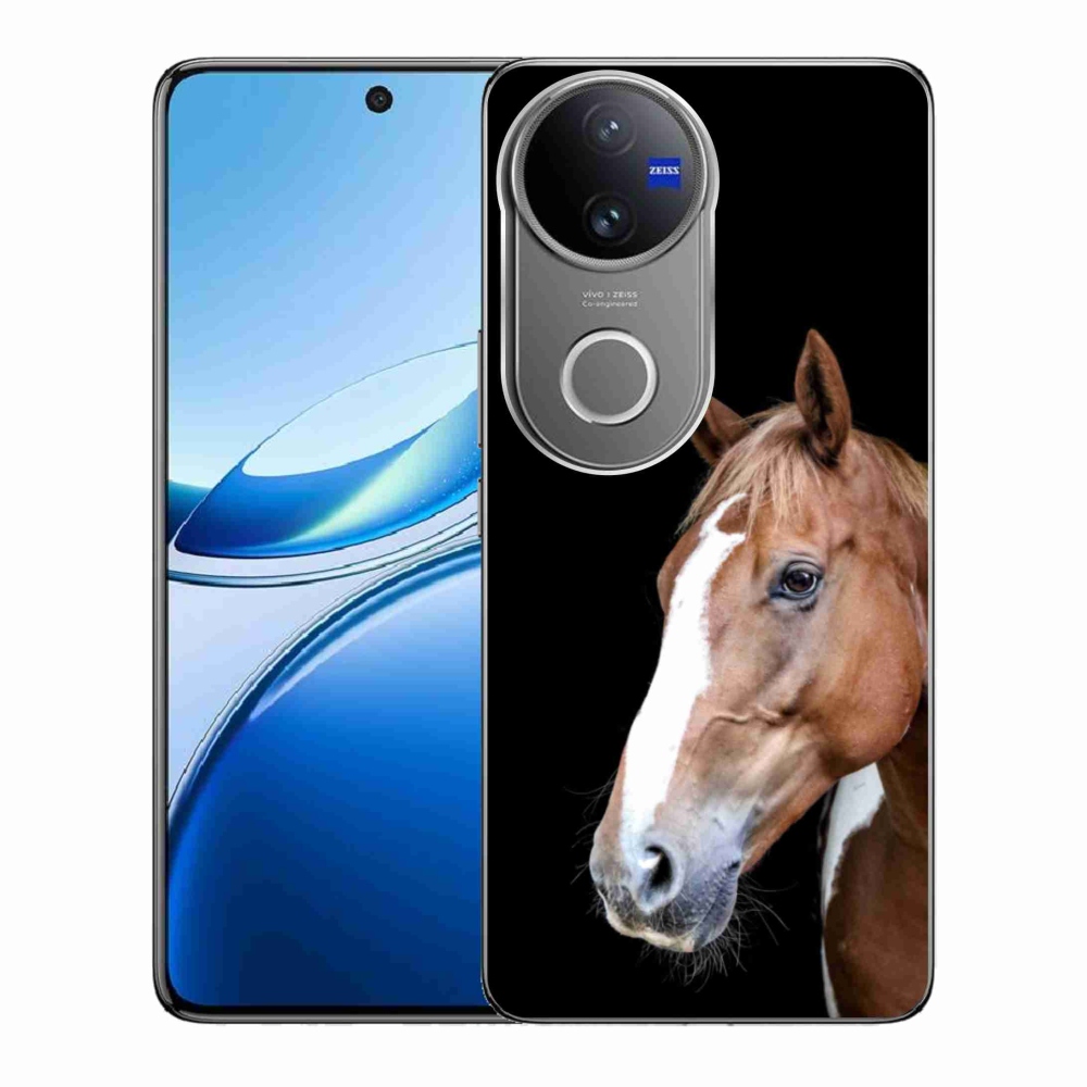 Gelový kryt mmCase na Vivo V50 5G - hnědý kůň 3