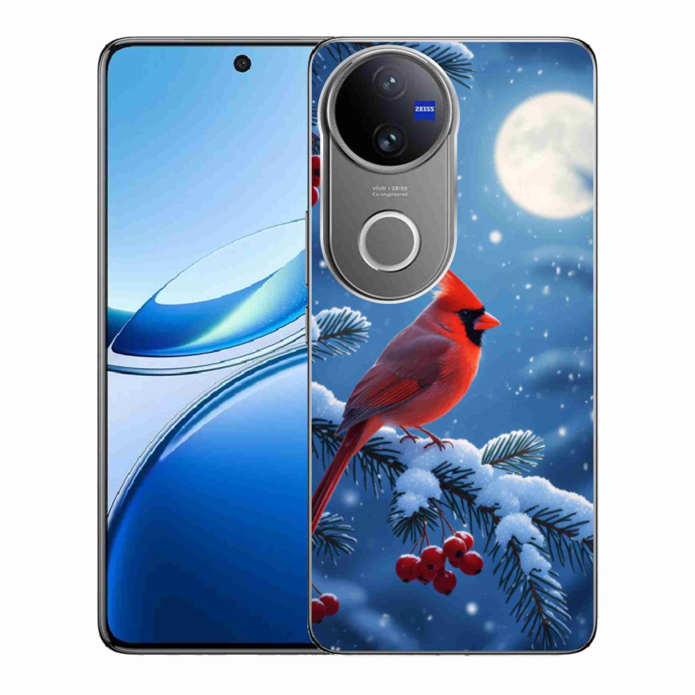 Gelový kryt mmCase na Vivo V50 5G - kardinál červený