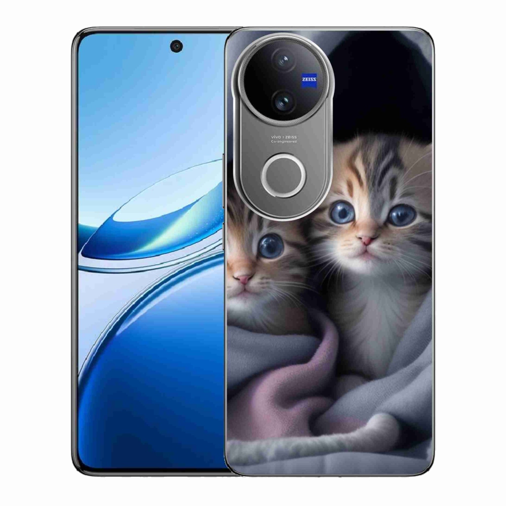 Gelový kryt mmCase na Vivo V50 5G - kočičí duo 2