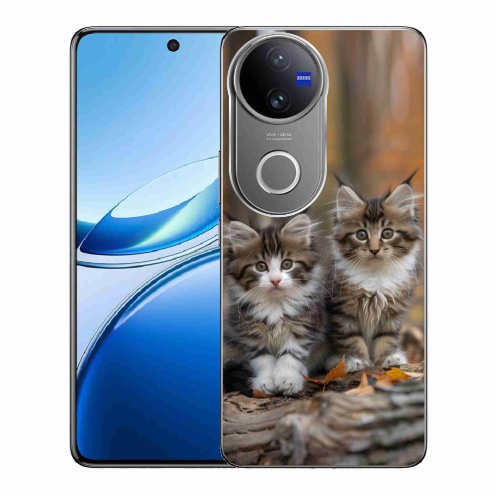Gelový kryt mmCase na Vivo V50 5G - kočičí duo 3