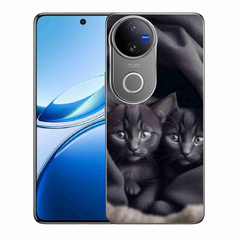 Gelový kryt mmCase na Vivo V50 5G - kočičí duo