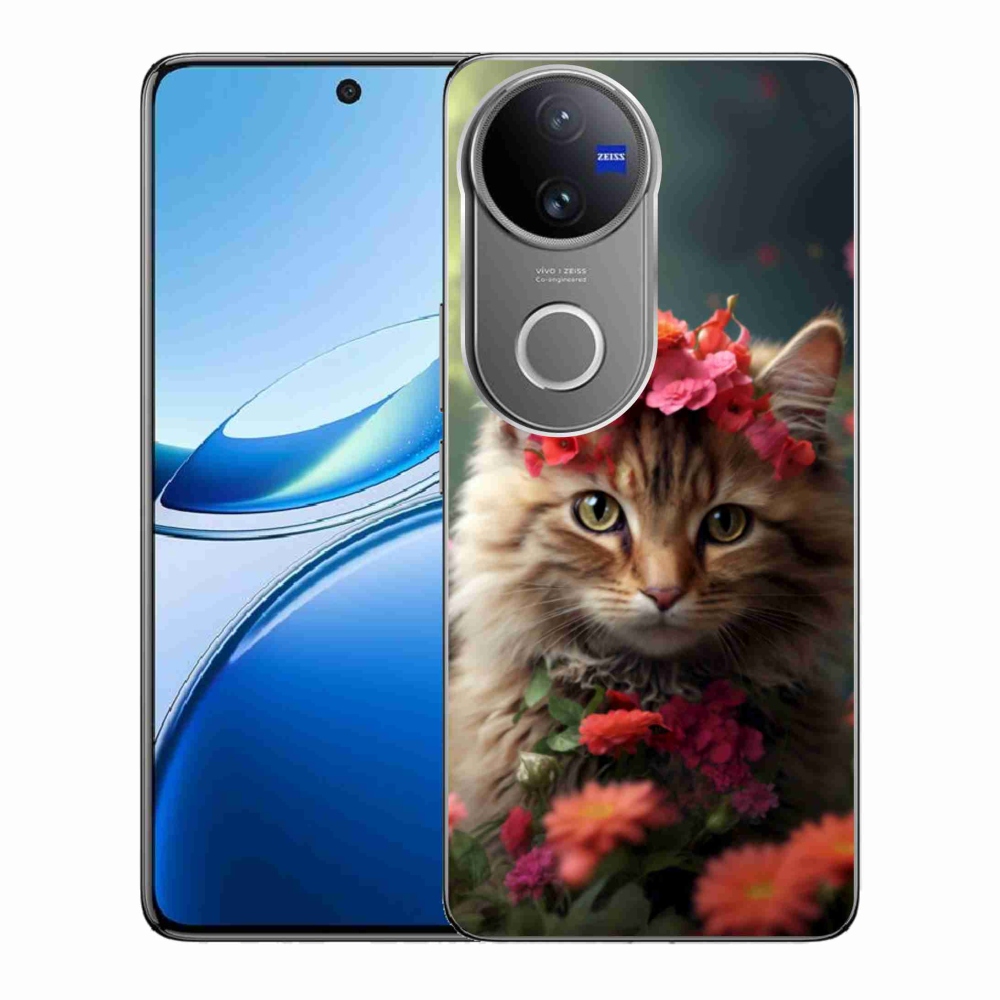 Gelový kryt mmCase na Vivo V50 5G - kočíčí princezna