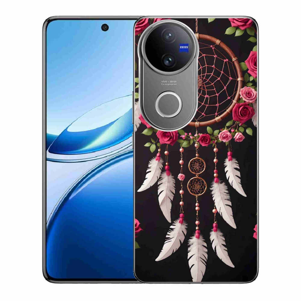 Gelový kryt mmCase na Vivo V50 5G - lapač snů s růžemi