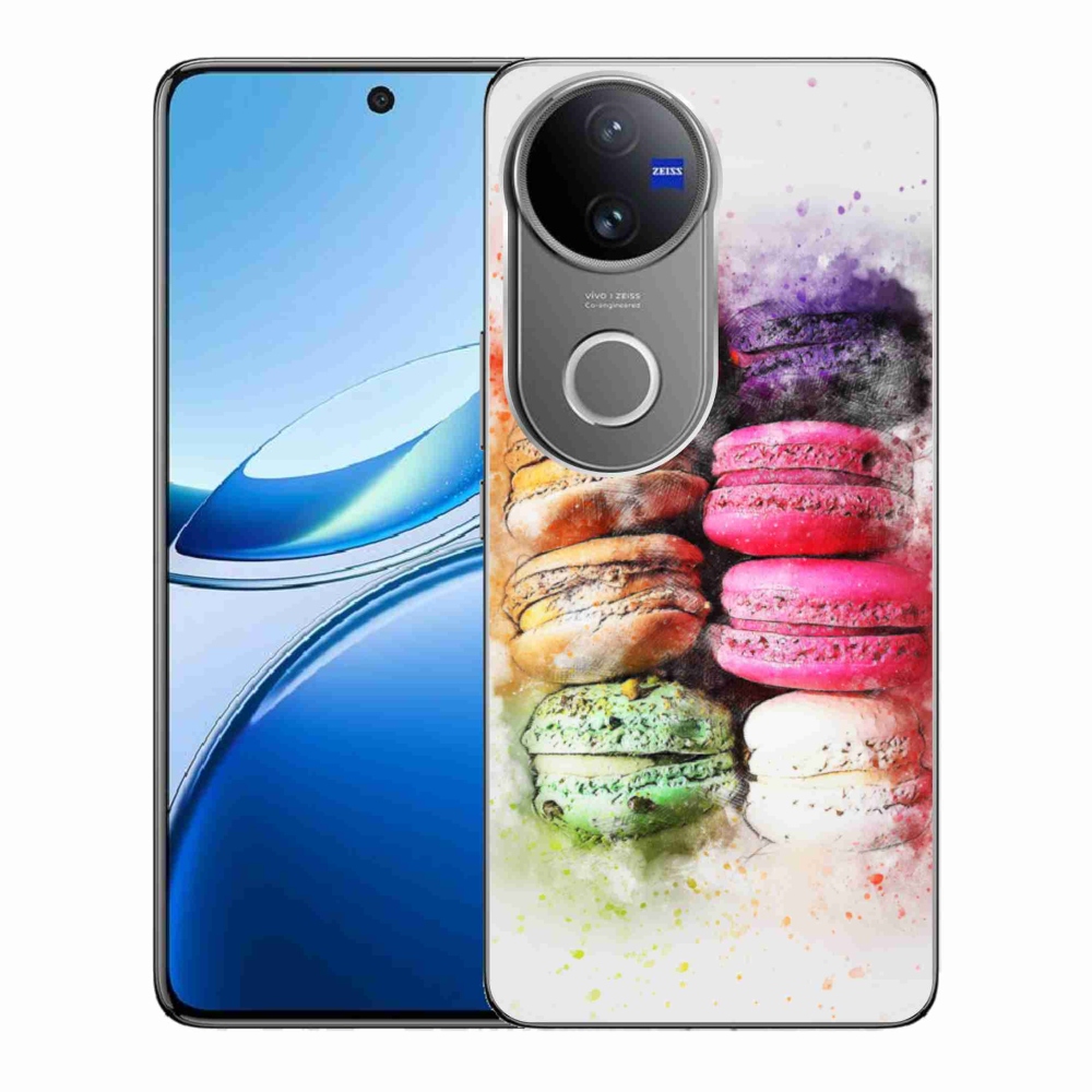 Gelový kryt mmCase na Vivo V50 5G - makrónky