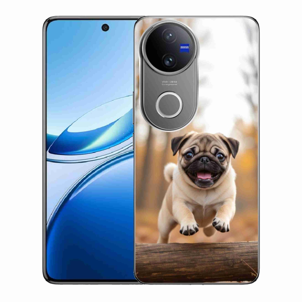 Gelový kryt mmCase na Vivo V50 5G - mops 2