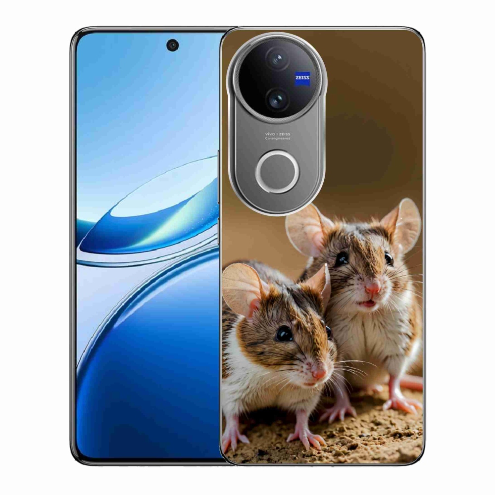 Gelový kryt mmCase na Vivo V50 5G - myší duo