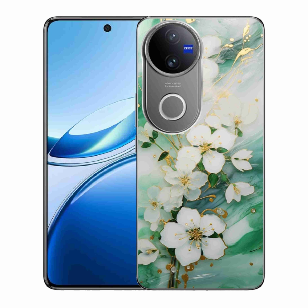 Gelový kryt mmCase na Vivo V50 5G - něžné květy