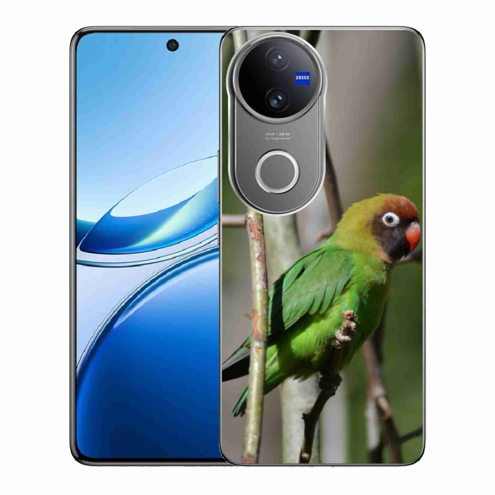 Gelový kryt mmCase na Vivo V50 5G - papoušek agapornis