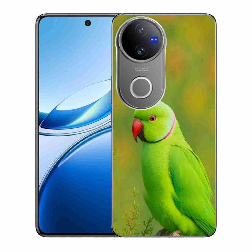 Gelový kryt mmCase na Vivo V50 5G - papoušek alexandr 2