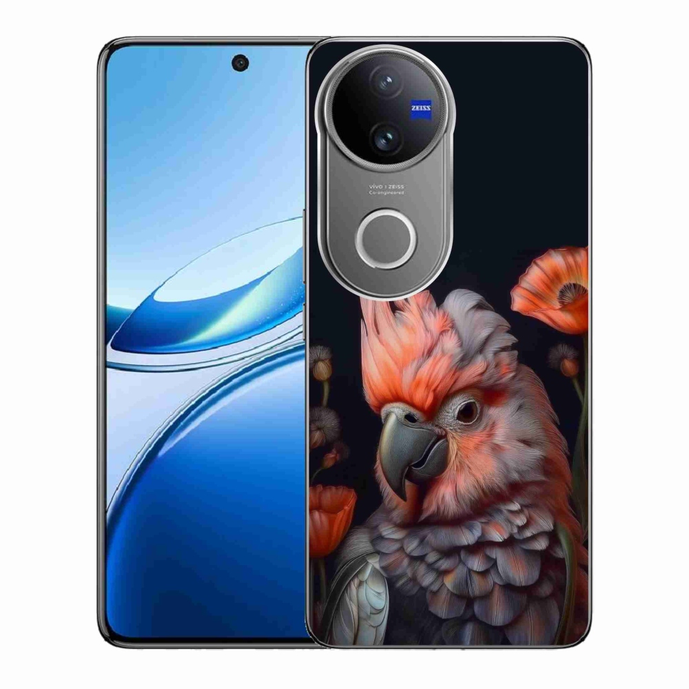 Gelový kryt mmCase na Vivo V50 5G - papoušek kakadu v barvách