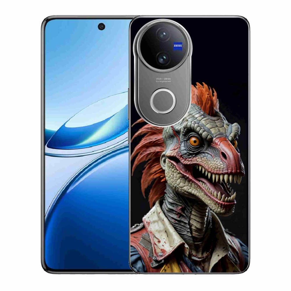 Gelový kryt mmCase na Vivo V50 5G - punk dinosaurus