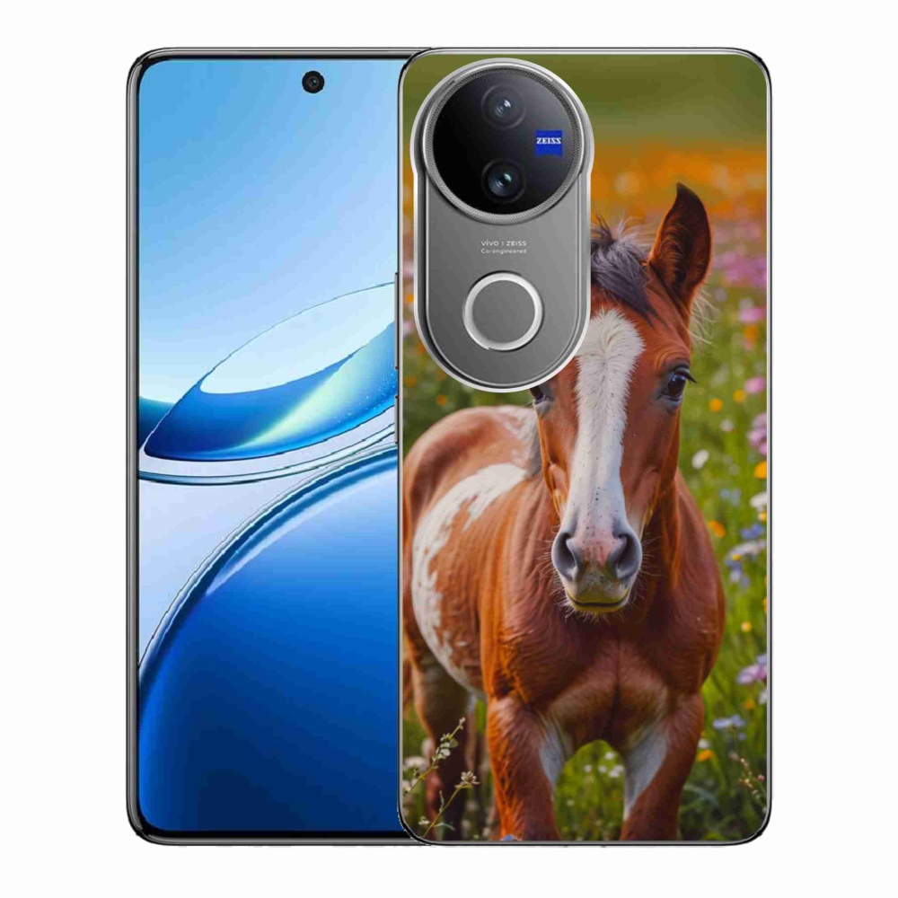 Gelový kryt mmCase na Vivo V50 5G - roztomilé hříbě