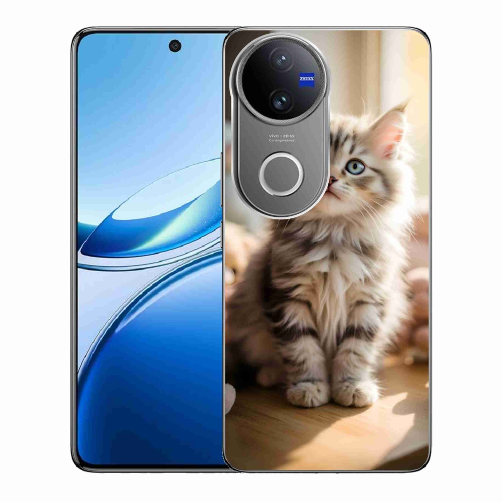 Gelový kryt mmCase na Vivo V50 5G - roztomilé kotě 10