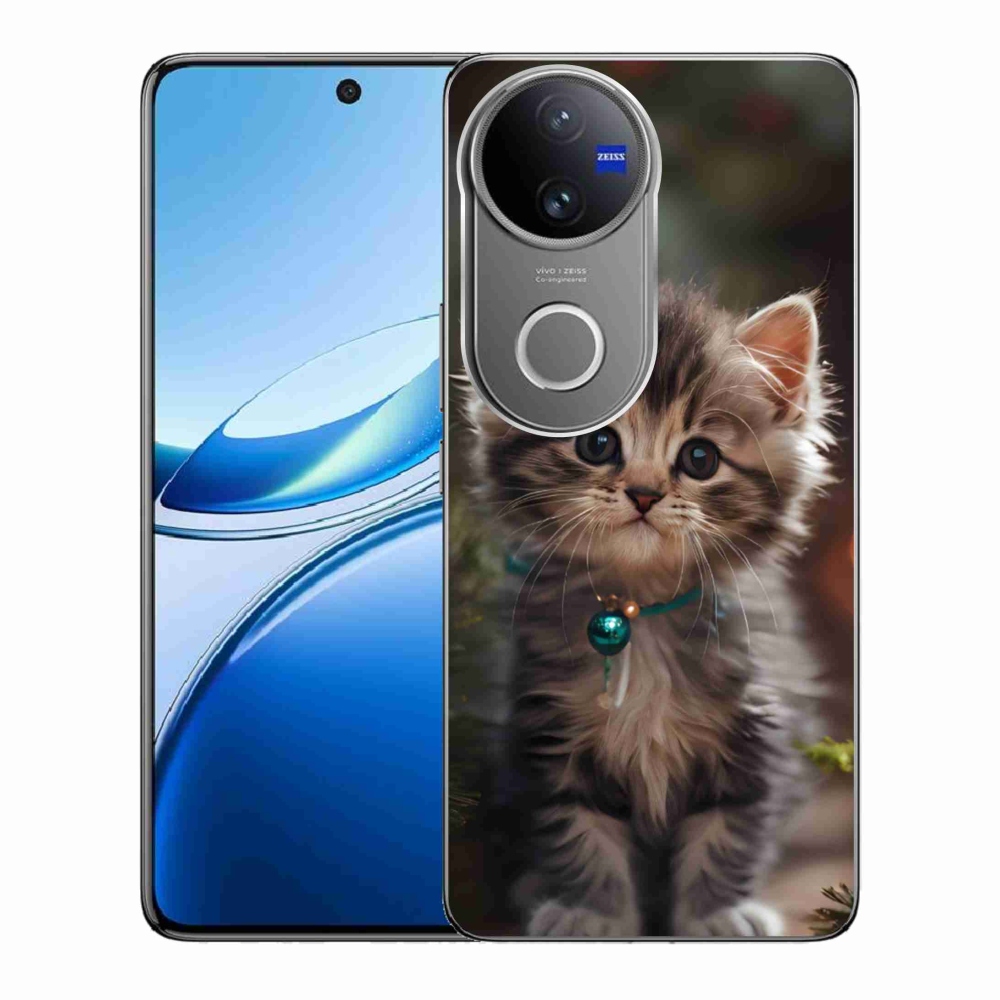 Gelový kryt mmCase na Vivo V50 5G - roztomilé kotě 11