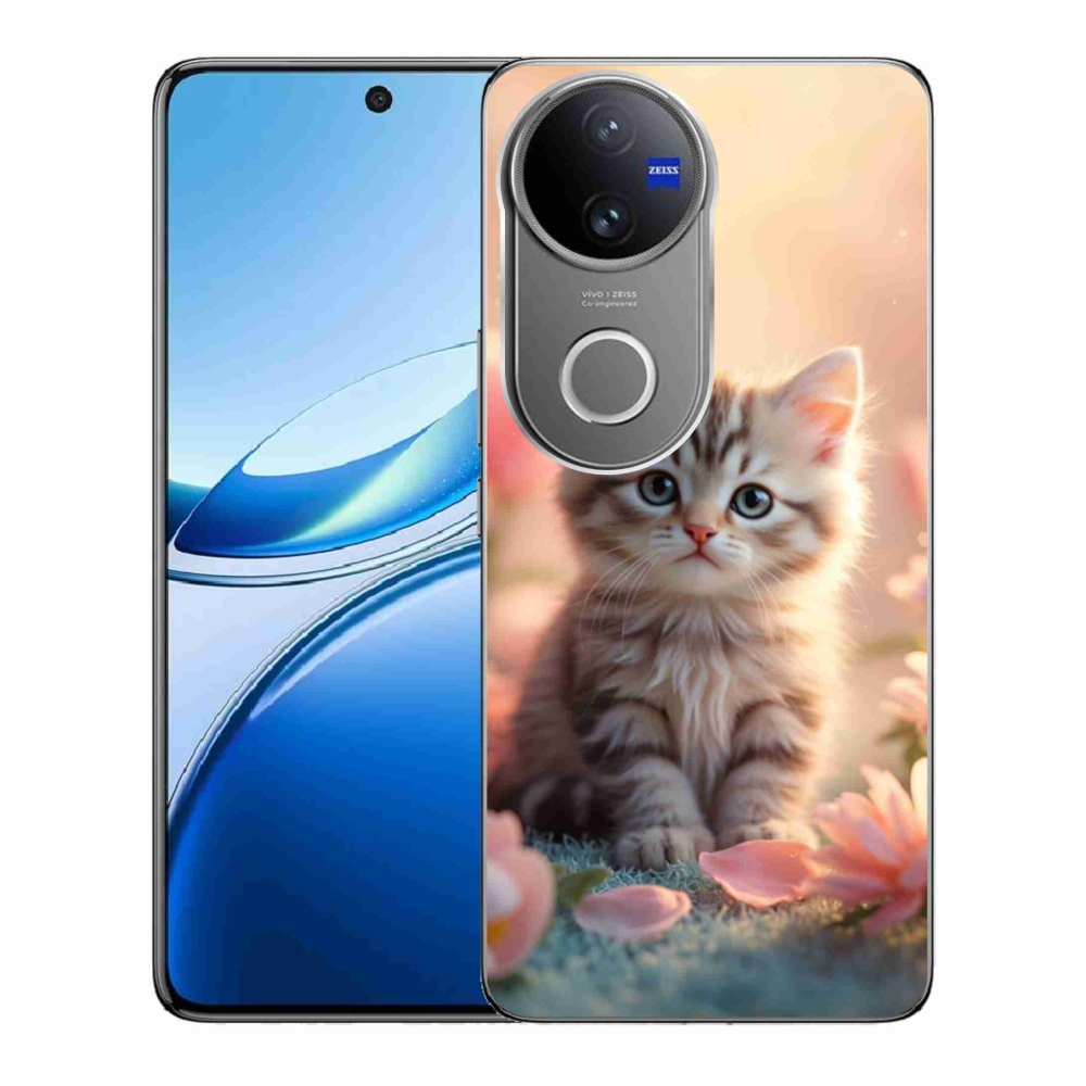 Gelový kryt mmCase na Vivo V50 5G - roztomilé kotě 8