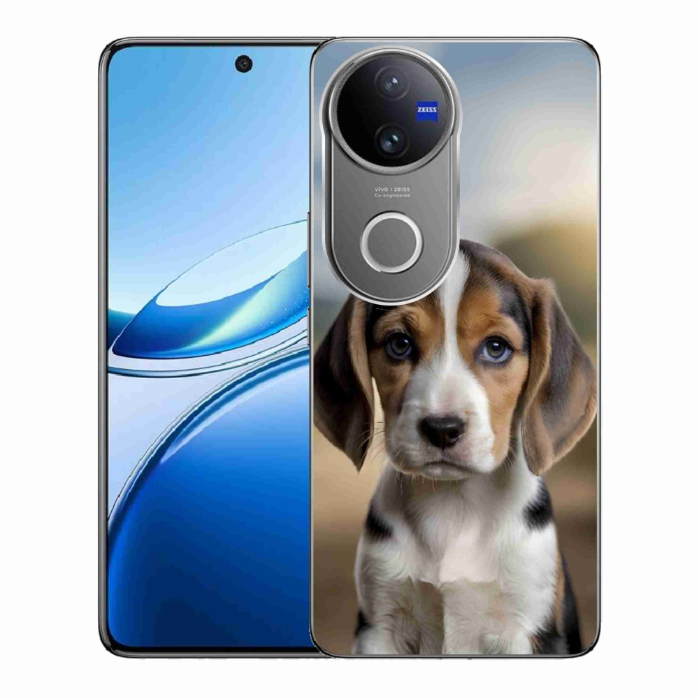 Gelový kryt mmCase na Vivo V50 5G - roztomilý bígl
