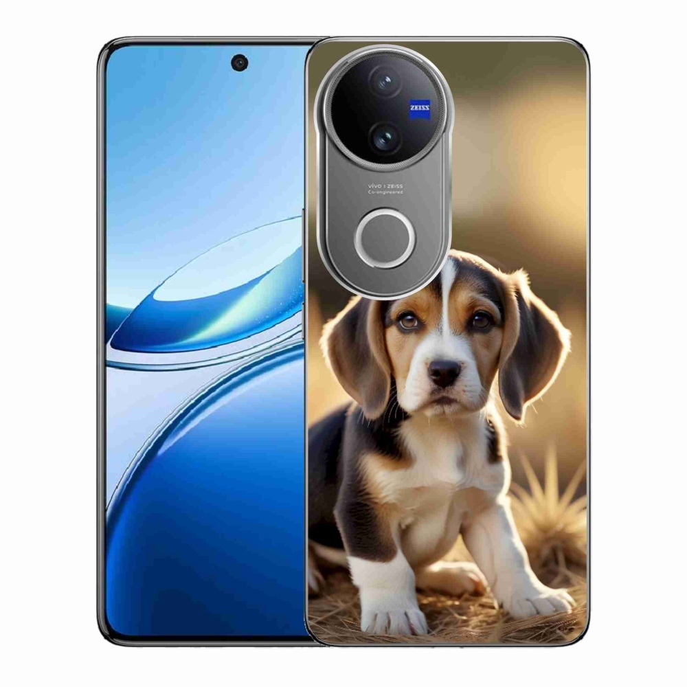 Gelový kryt mmCase na Vivo V50 5G - roztomilý bígl