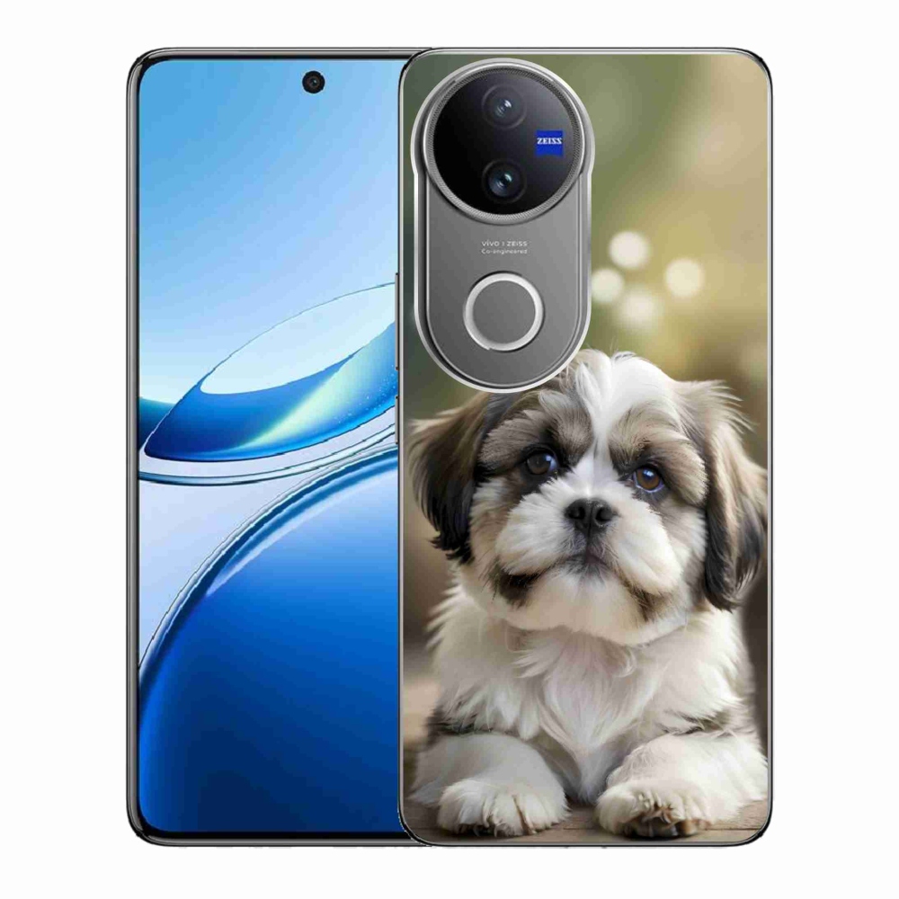Gelový kryt mmCase na Vivo V50 5G - roztomilý shih-tzu