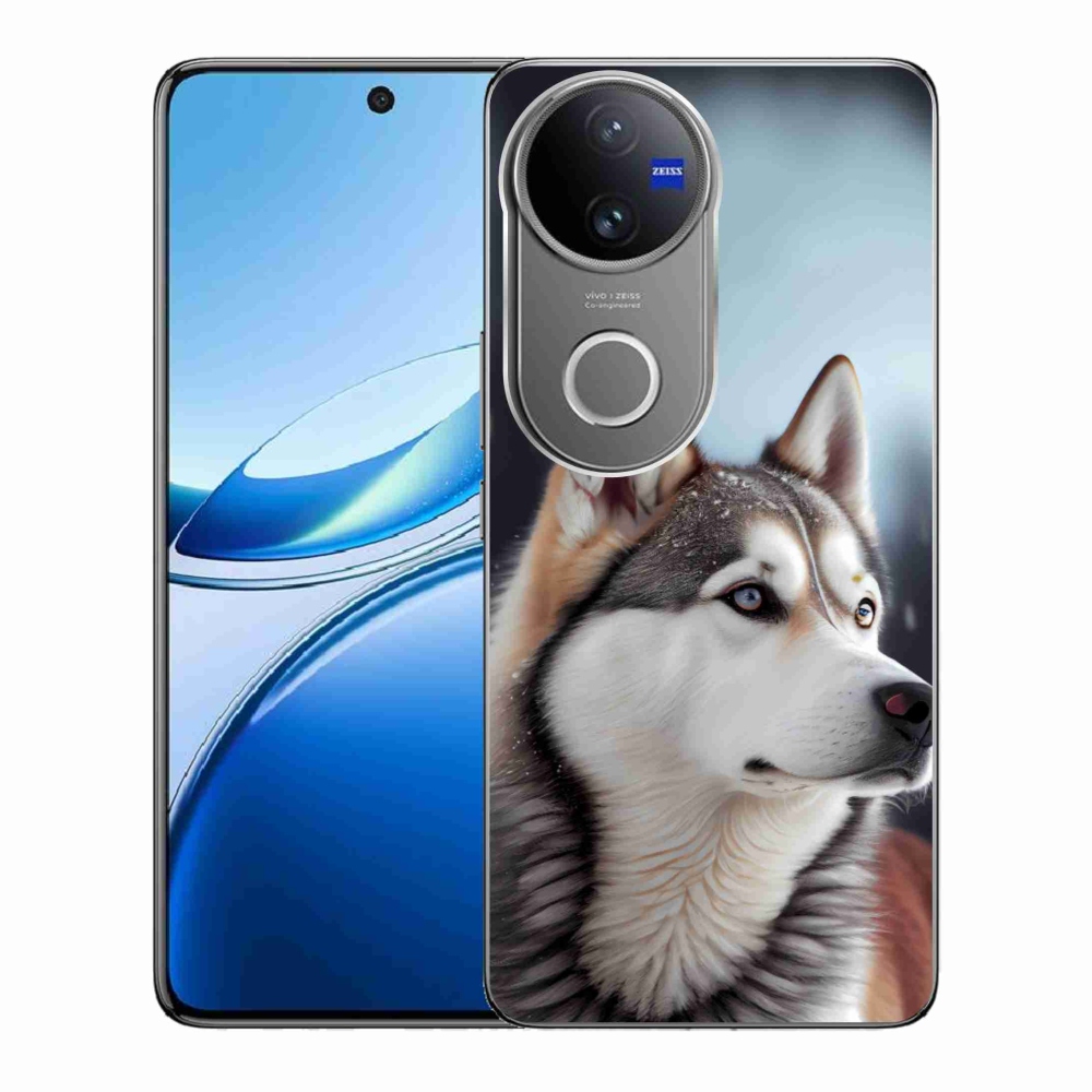 Gelový kryt mmCase na Vivo V50 5G - sibiřský husky