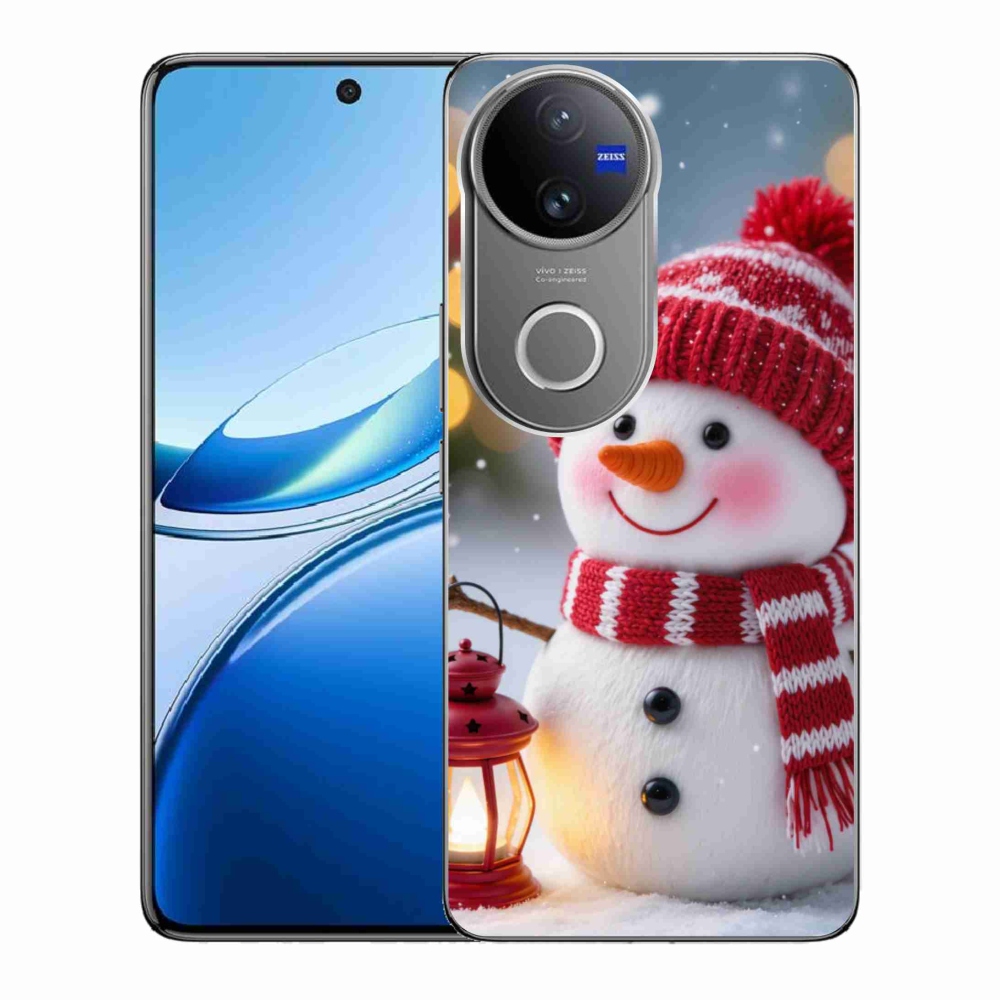 Gelový kryt mmCase na Vivo V50 5G - sněhulák 2