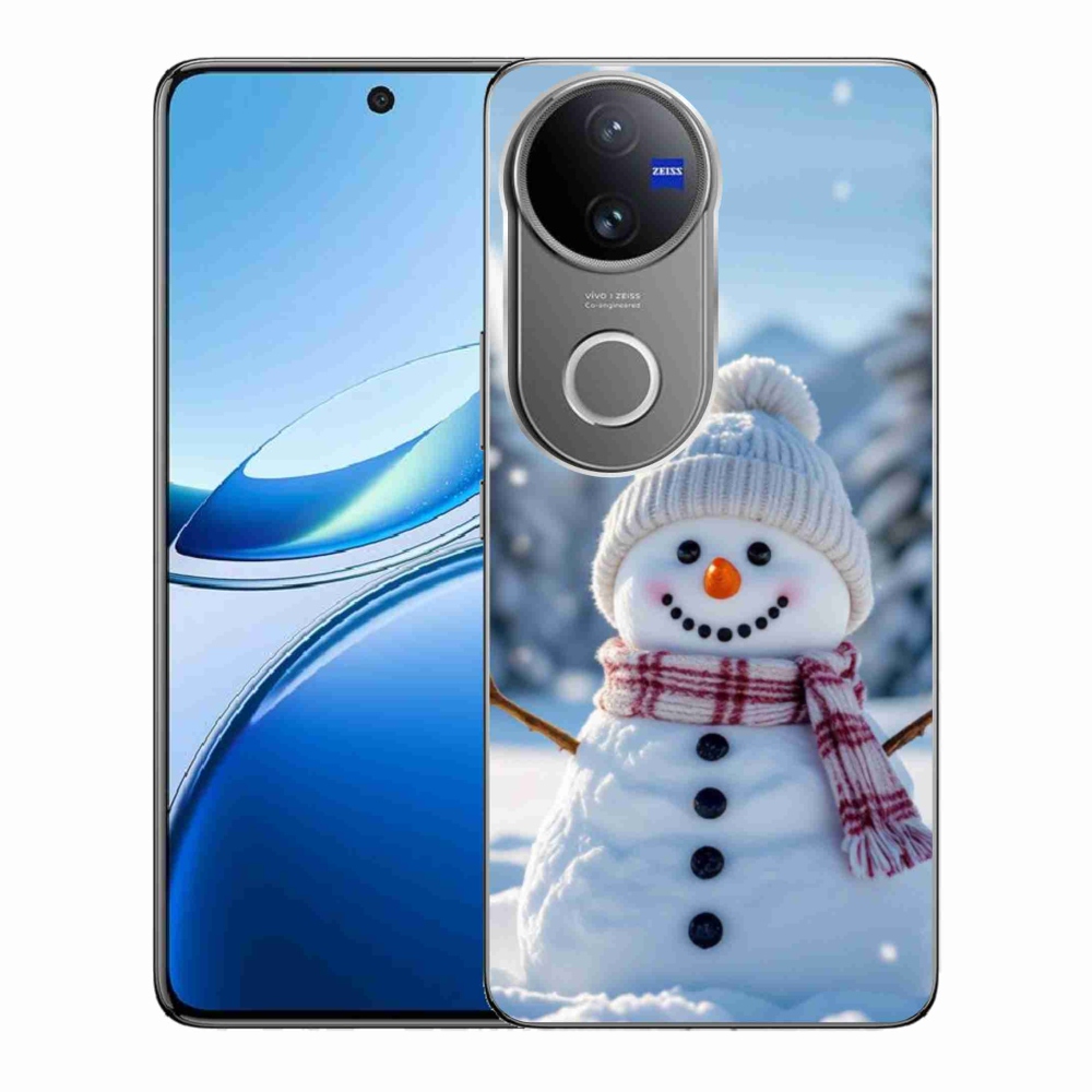 Gelový kryt mmCase na Vivo V50 5G - sněhulák 3