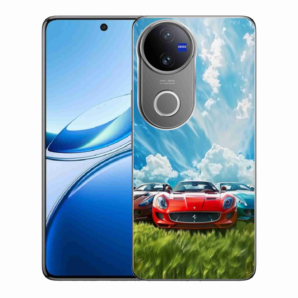 Gelový kryt mmCase na Vivo V50 5G - sportovní vozy