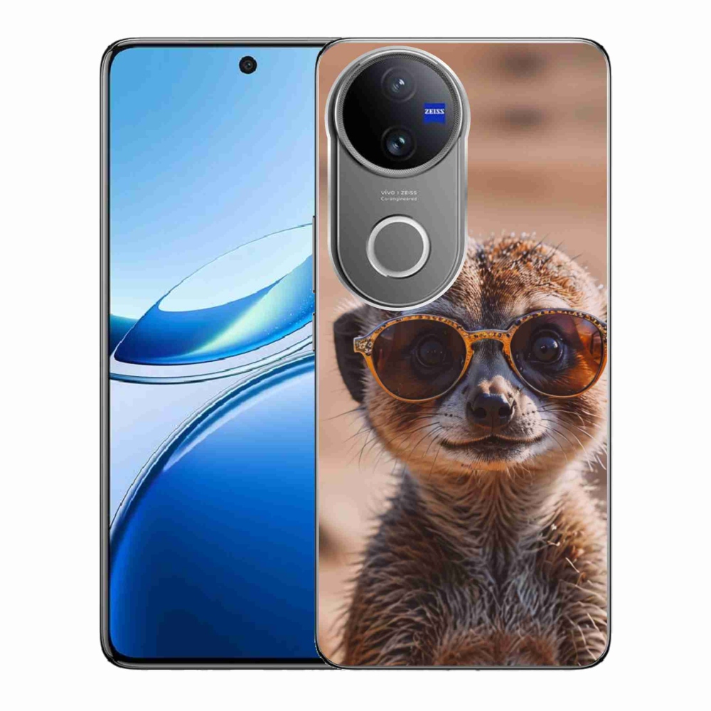 Gelový kryt mmCase na Vivo V50 5G - stylová surikata
