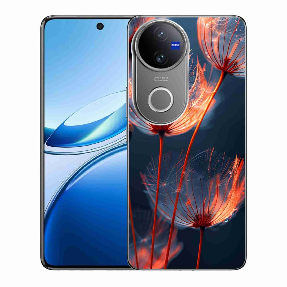 Gelový kryt mmCase na Vivo V50 5G - světélkující chmýří