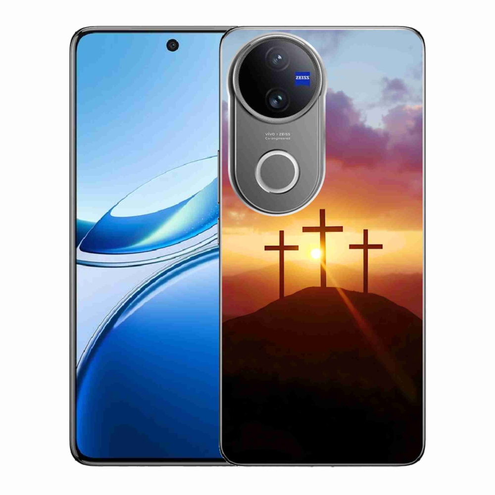 Gelový kryt mmCase na Vivo V50 5G - tři kříže